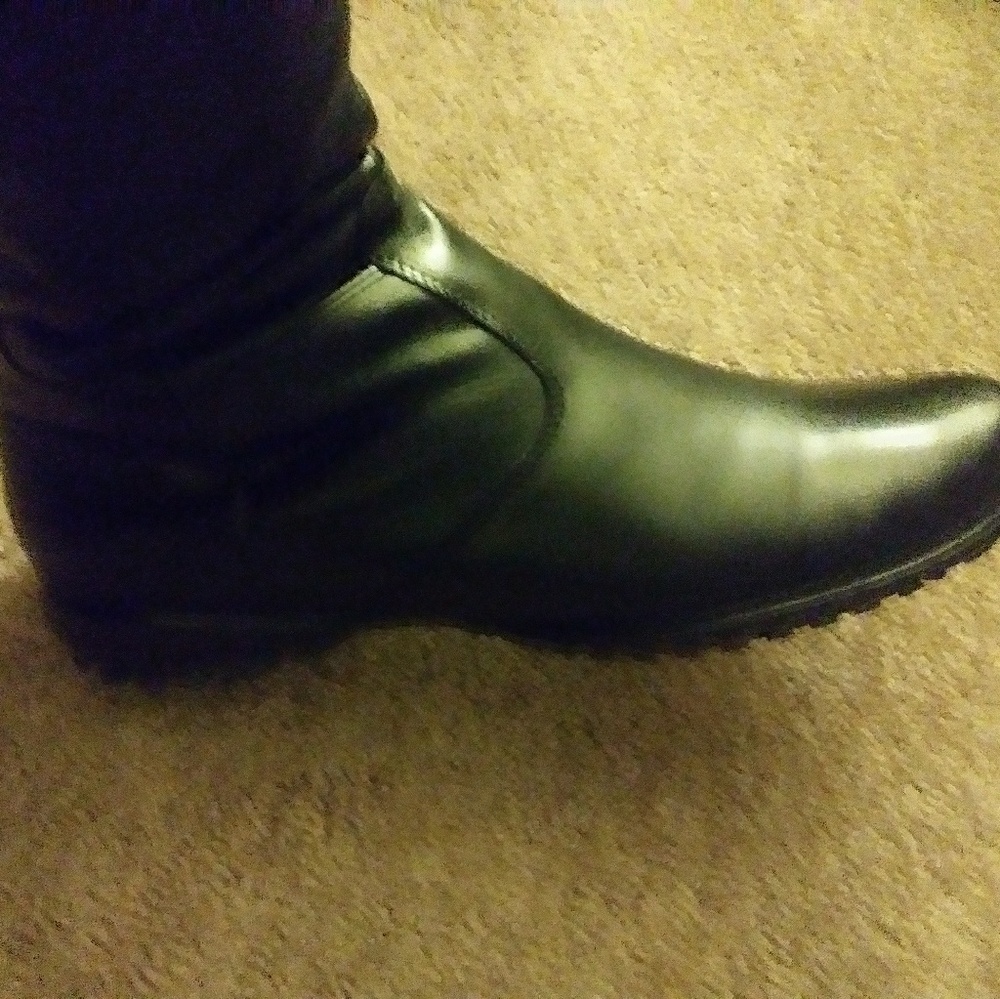 Steve Madden Leather Knee Boots
